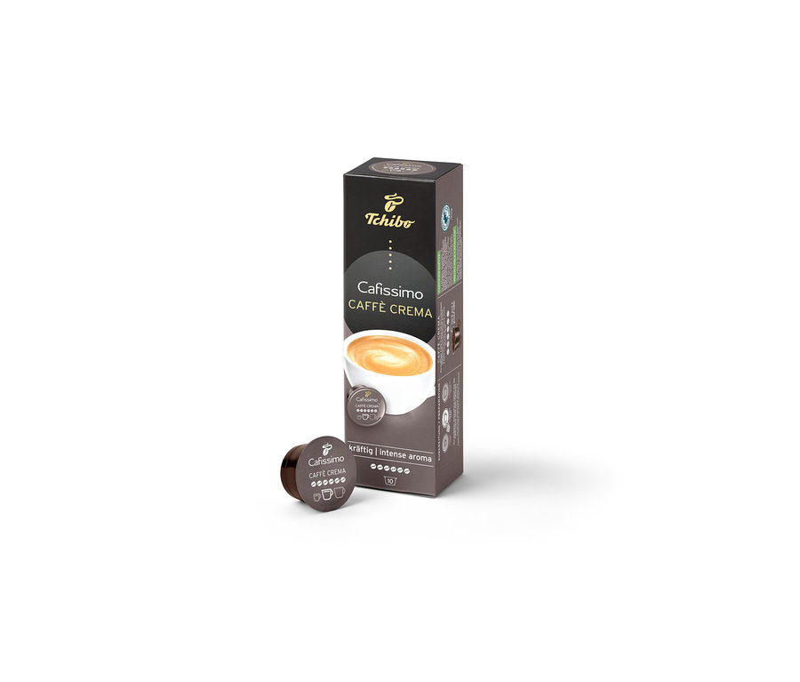 Bir paket Cafissimo Favourites Collection ve bir paket Caffè Crema Intense Aroma – 10 Kapsül.