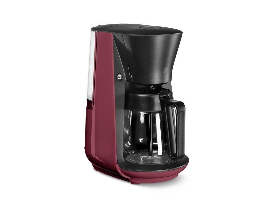 »Let's Brew« Filtre Kahve Makinesi, Berry renginin yakın çekim detayı. Detaylı görünüm.
