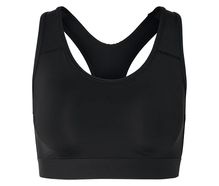 Siyah racerback sporcu sütyeni.