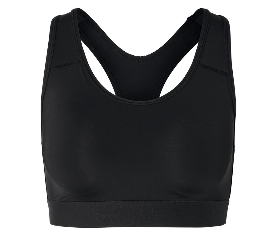 Siyah racerback sporcu sütyeni.