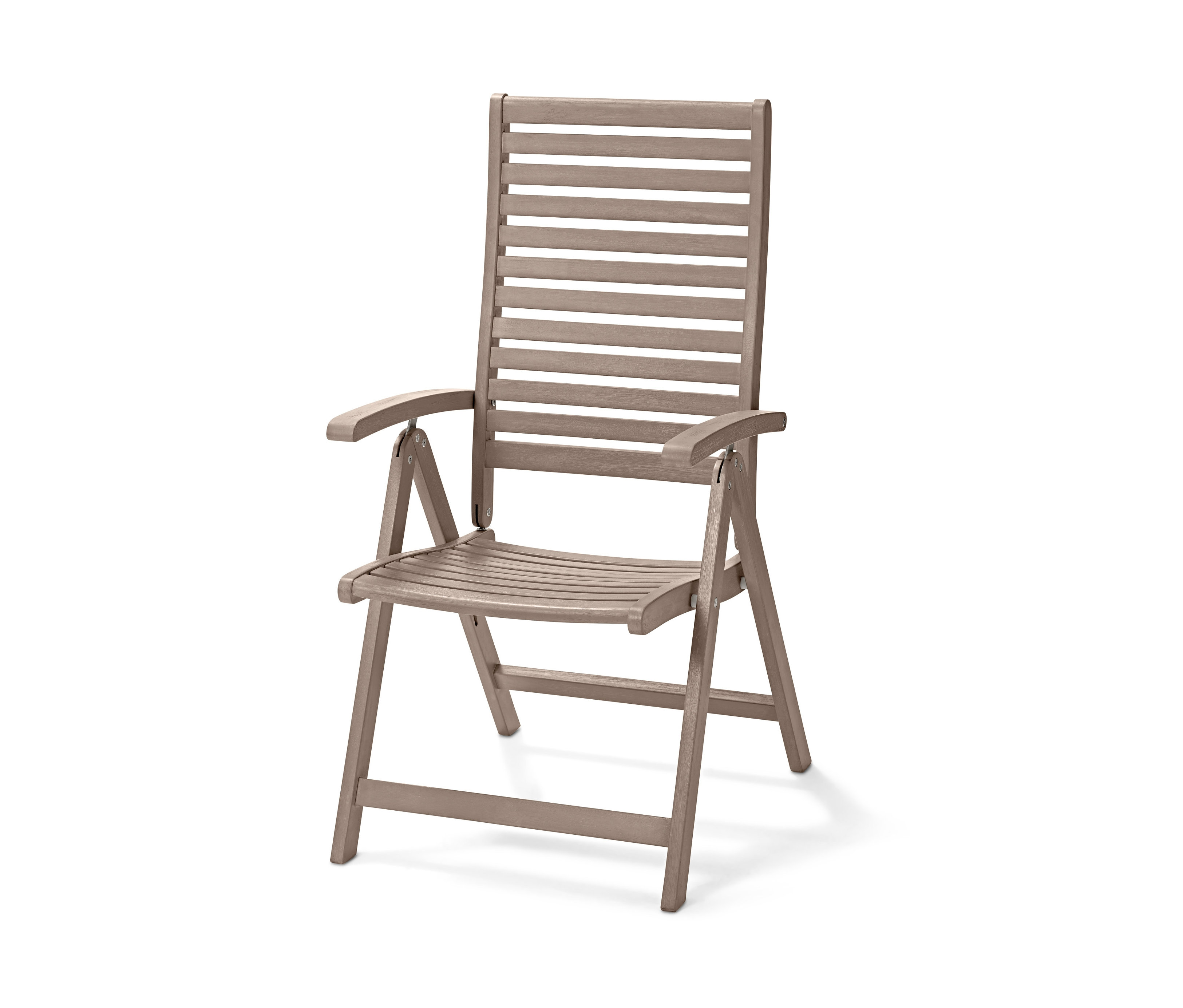 Ahşap yüksek sırtlıklı ayarlanabilir koltuk.