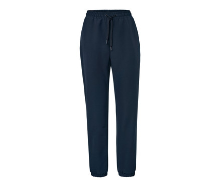Beyaz arka planda lacivert Softshell Jogging Pantolon.