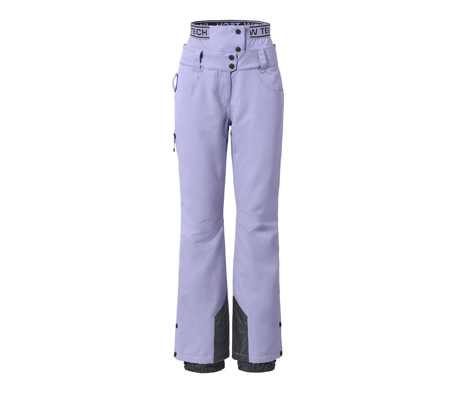 Lila kayak ve snowboard pantolonu