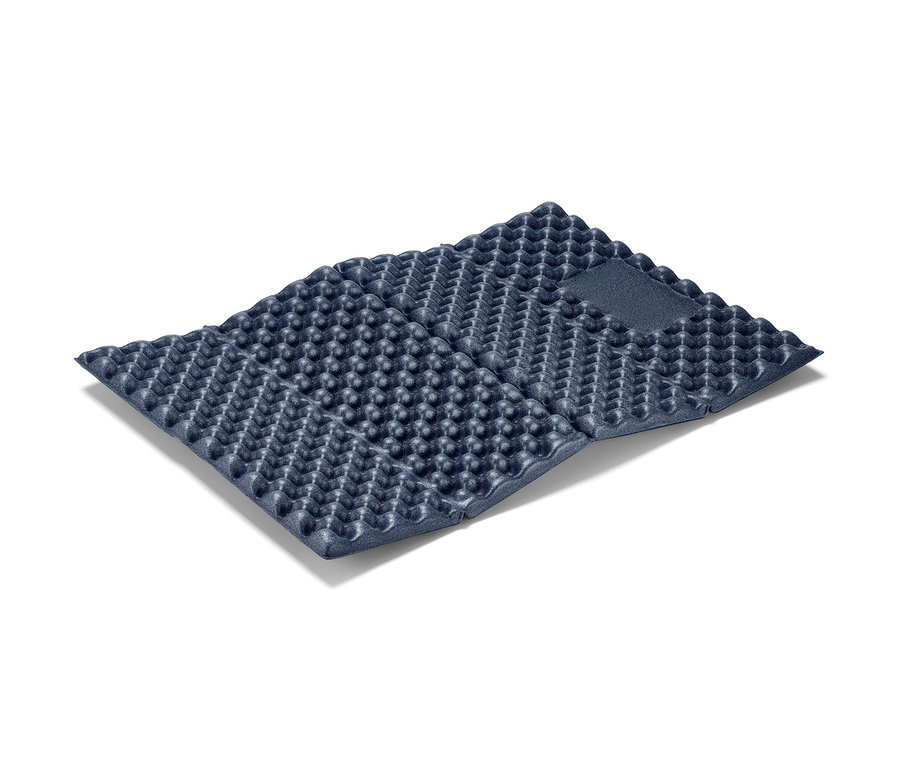 Mavi, katlanabilir termal minder