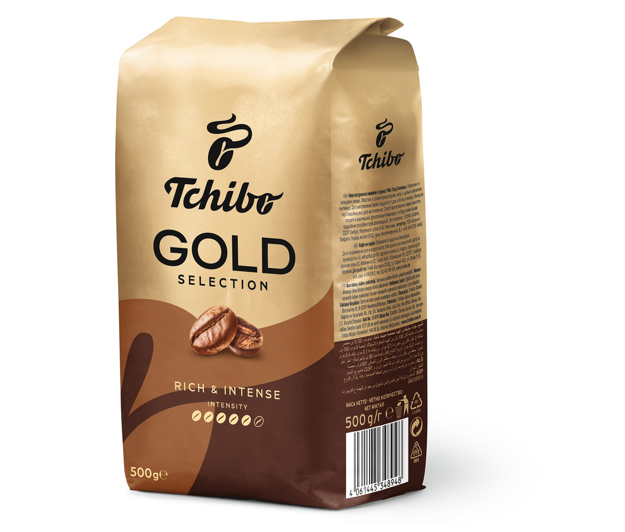 Gold Selection Çekirdek Kahve 500 g paketi.