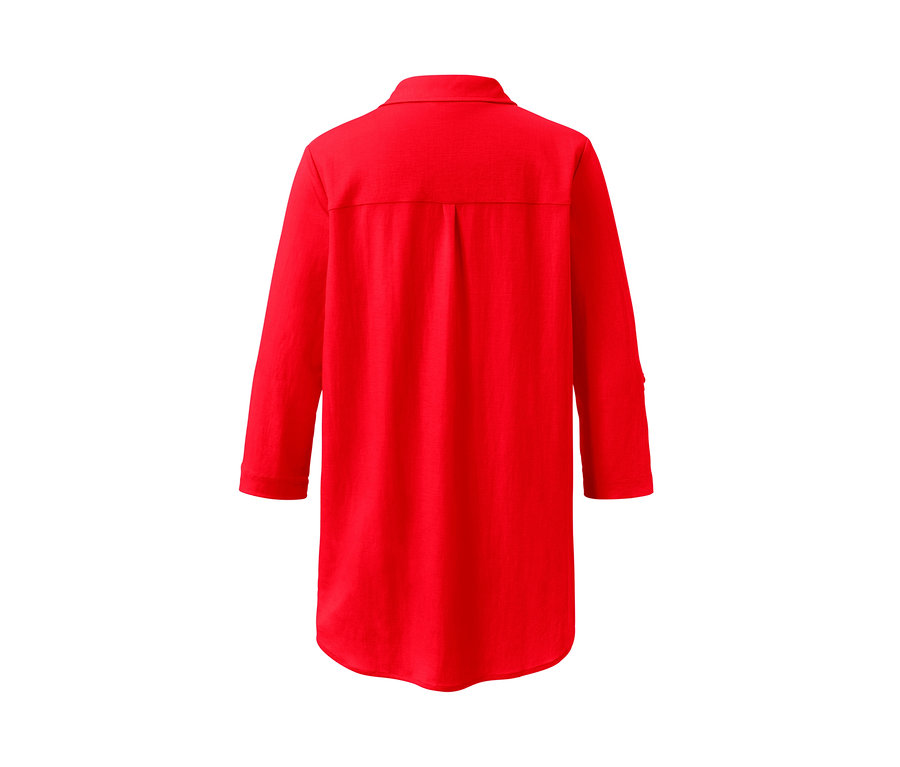 Kırmızı Pike Jarse Bluzun arka görünümü