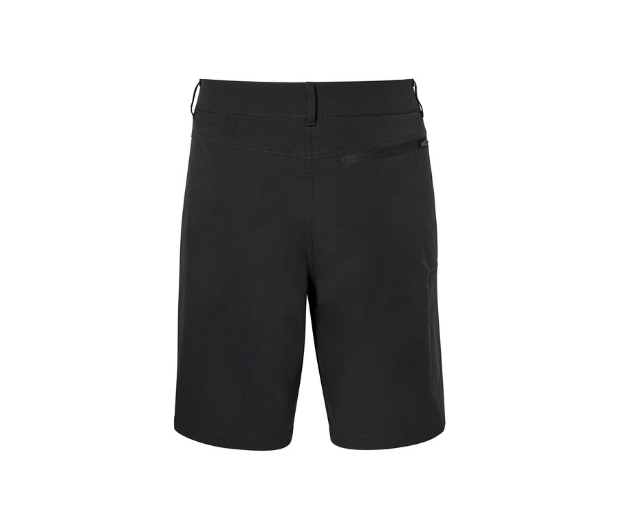 Softshell fonksiyonel şortun arka detay görünümü.