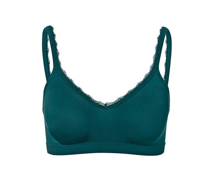 Dikişsiz Yumuşak Sütyen, Petrol Rengi