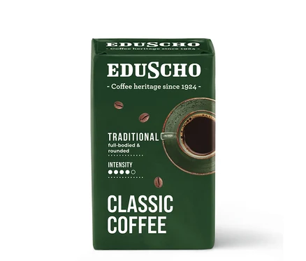 Eduscho Classic Coffee Traditional, 250 g Öğütülmüş Filtre Kahve paketi.