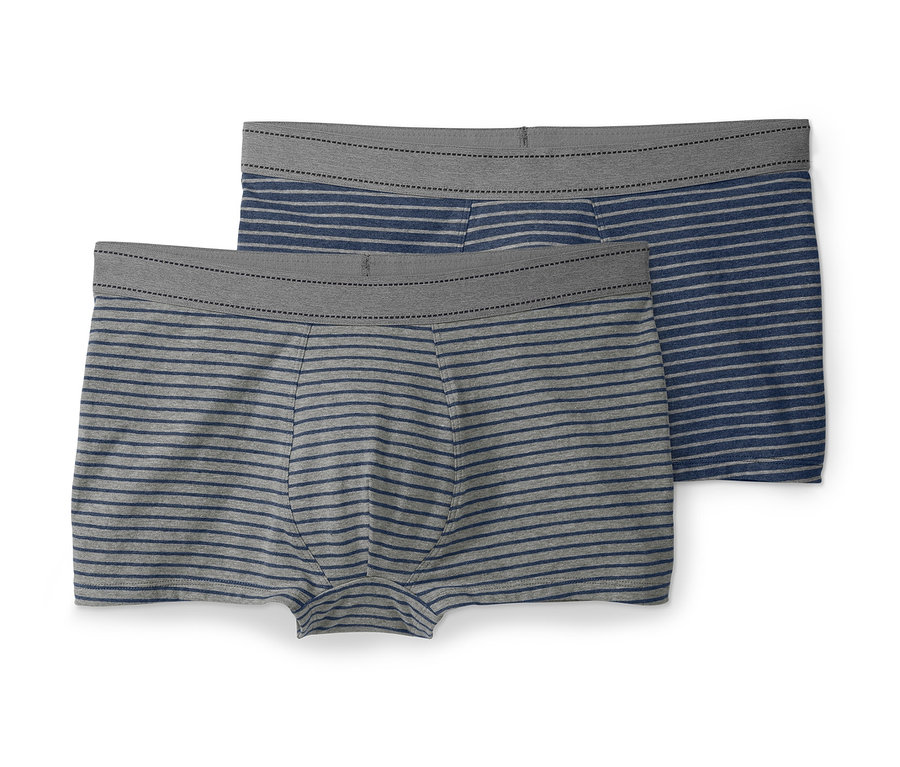 Çizgili iki adet slip boxer.