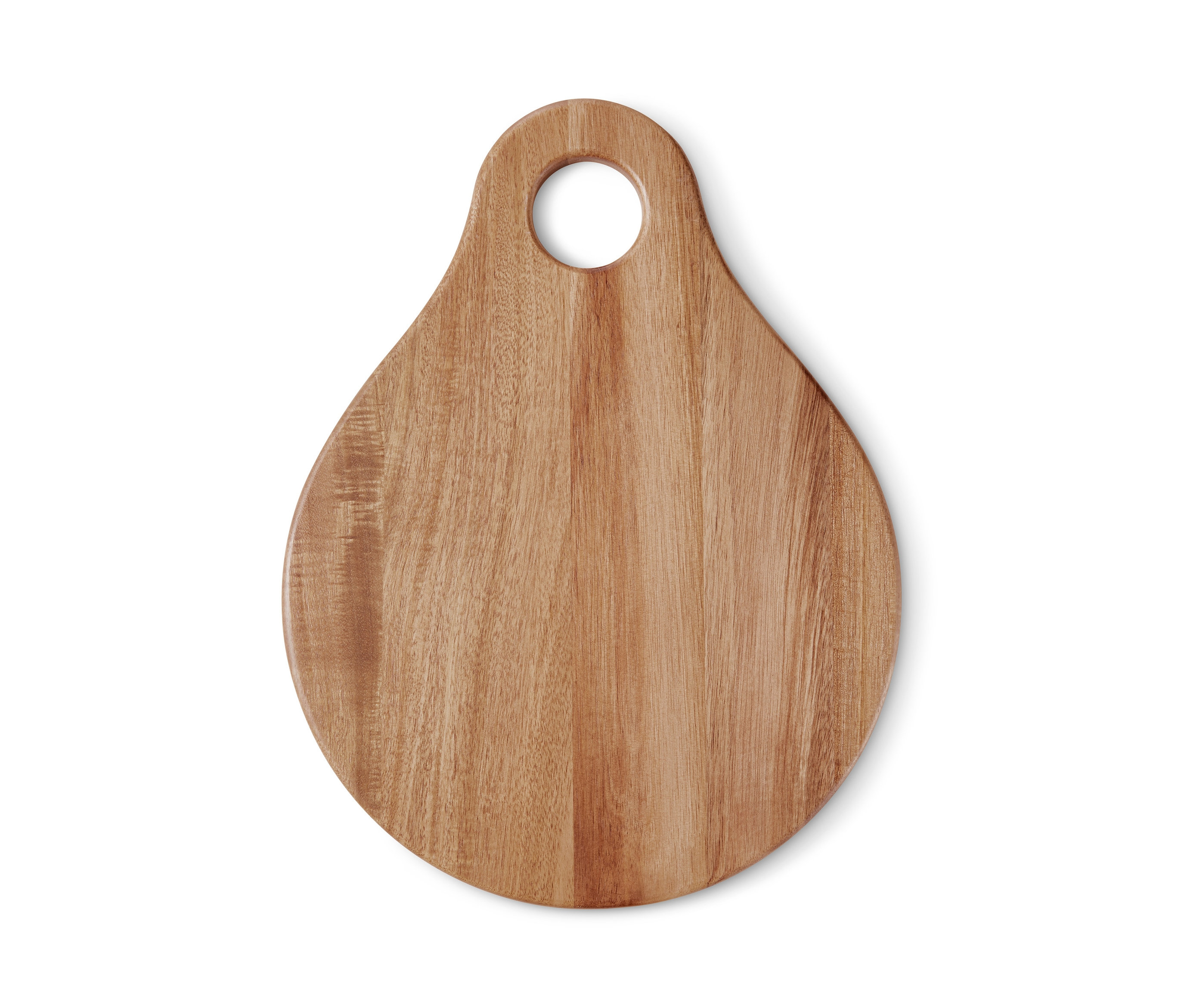 Delikli ahşap servis tahtası.