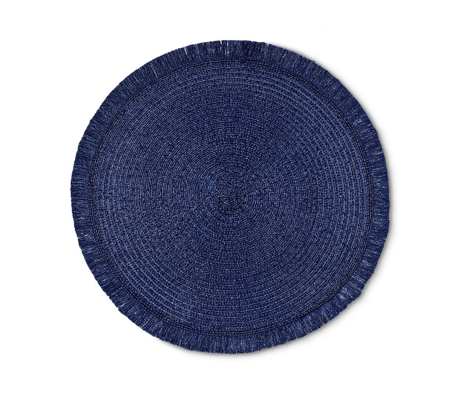 Mavi-lila renkli 4'lü Amerikan servisi.