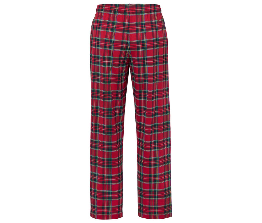 Kırmızı ekose pijama altı.