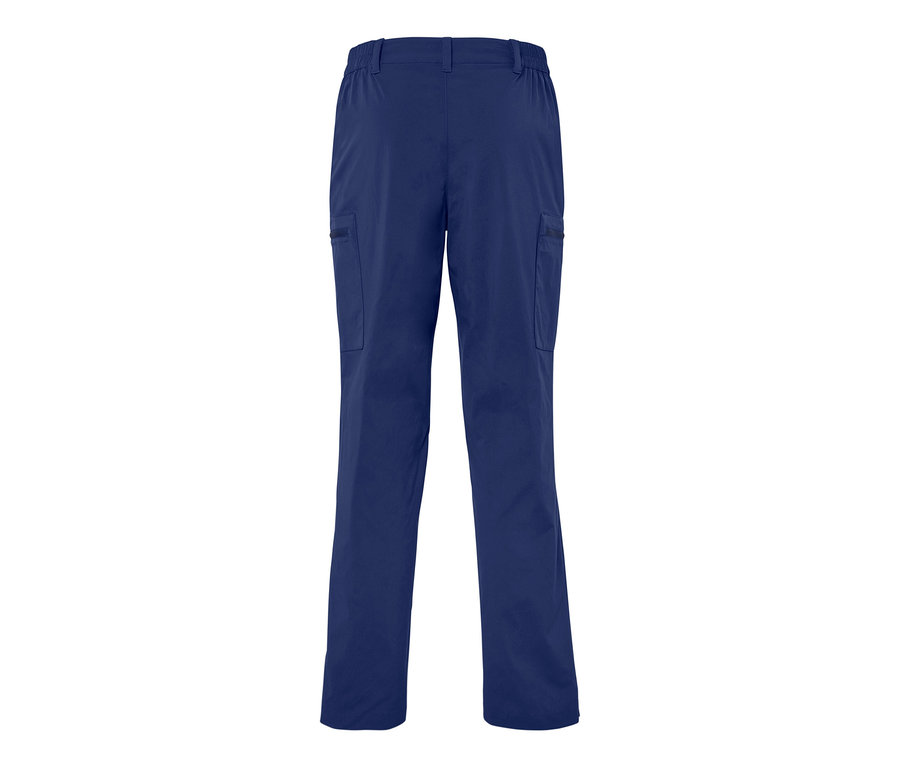 Lacivert, kendi cebine toplanabilir outdoor pantolon.