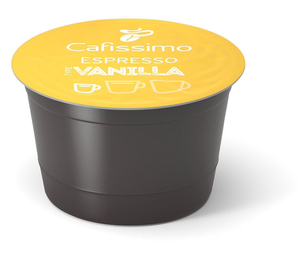 Tek bir Cafissimo Flavoured Espresso - Vanilya kapsülü.