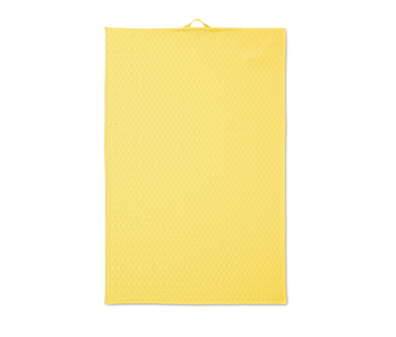 Askılı sarı bulaşık bezi.