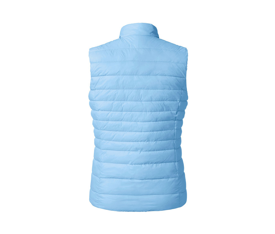 Açık mavi Çift Taraflı Kapitone Yelek