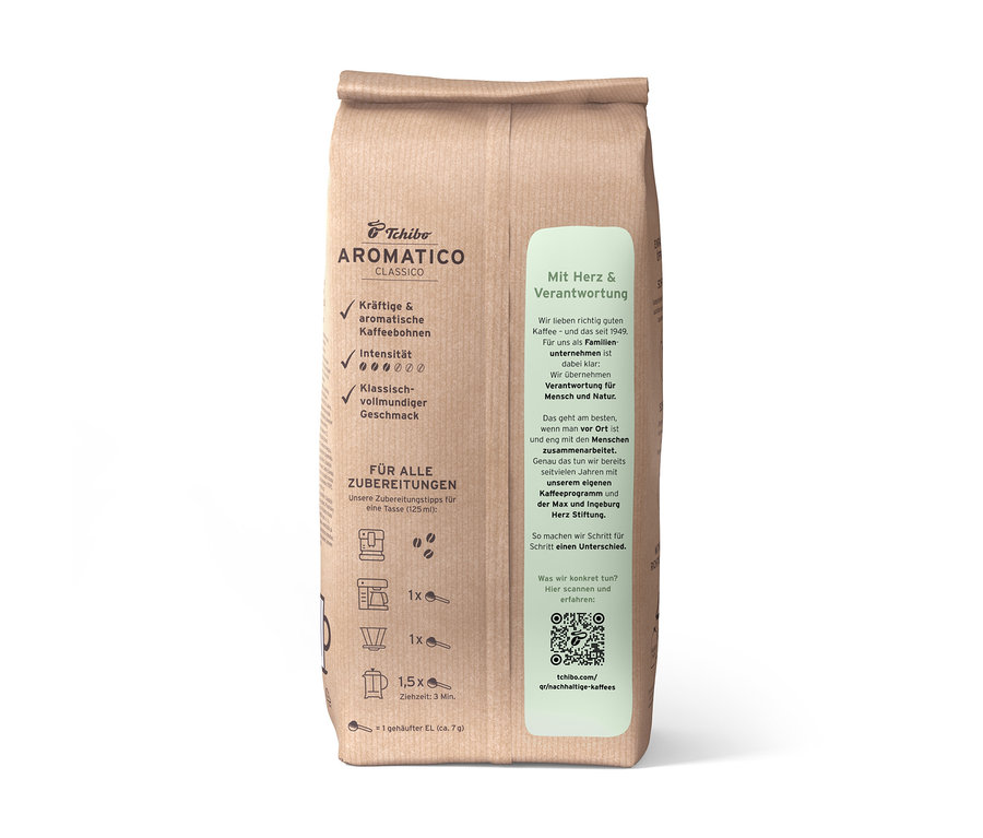 Bir paket Aromatico Classico - 1 kg Çekirdek Kahve görülüyor.