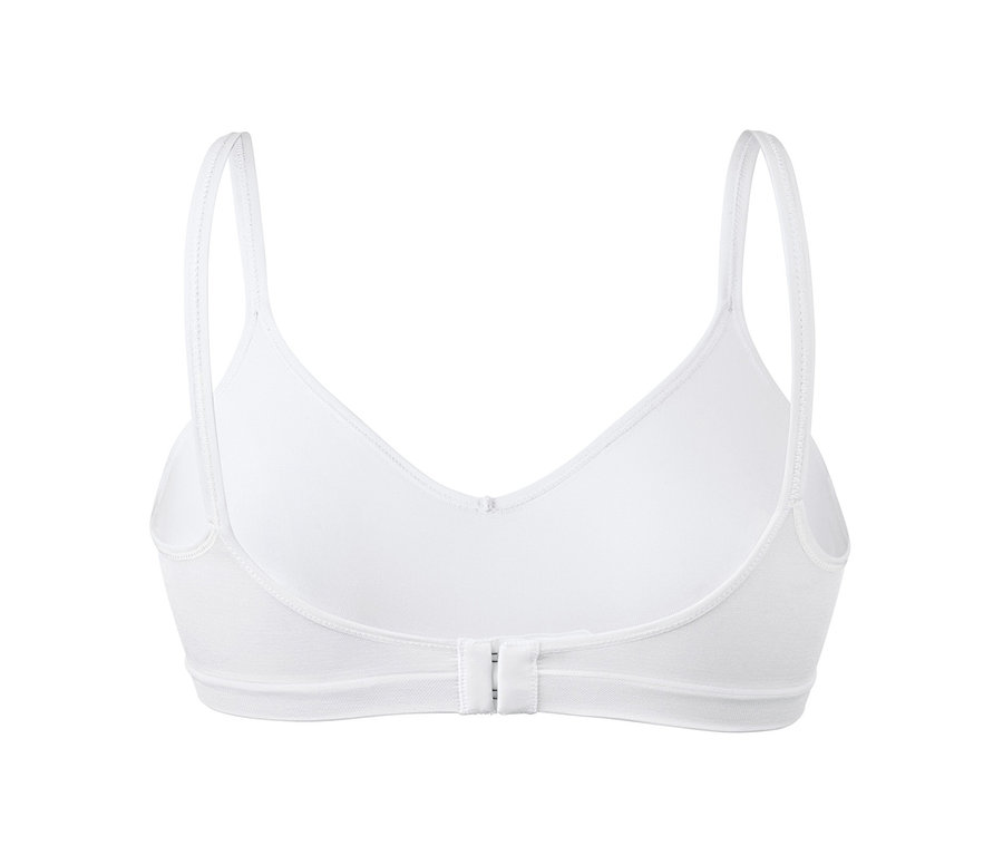 Beyaz Dikişsiz Yumuşak Sütyen detayı.