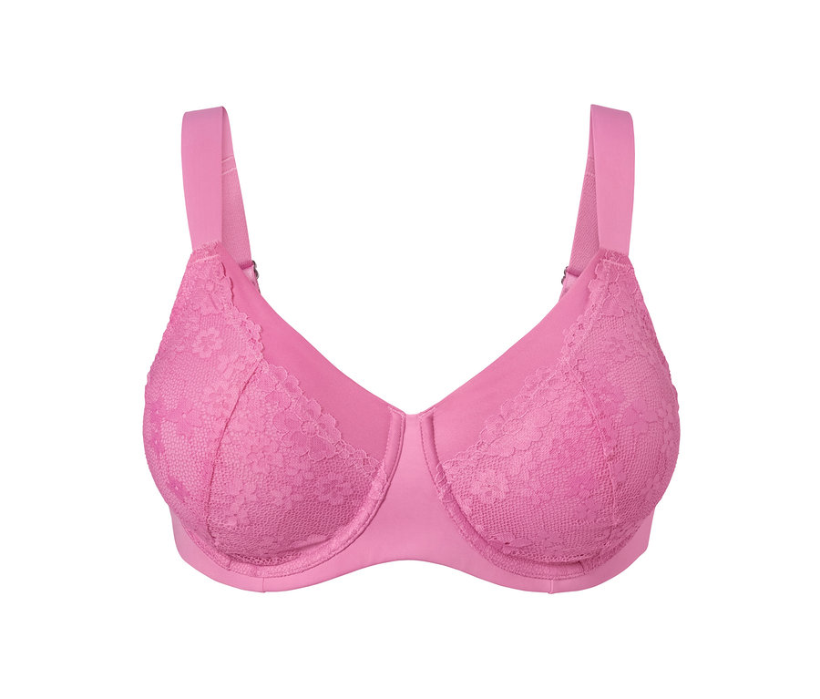 Pembe renkli bir Toparlayıcı Sütyen detayı.