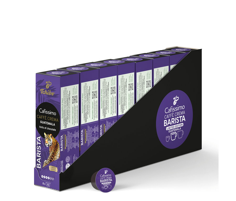 Cafissimo BARISTA Caffè Crema Guatemala - 80 Kapsül paketi.