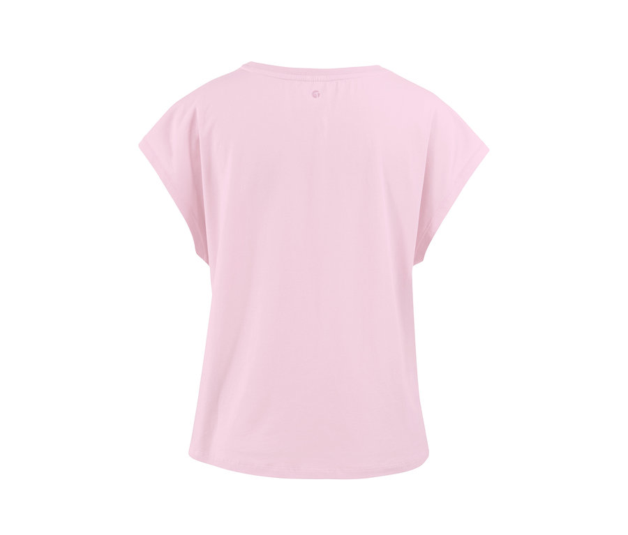 Açık pembe spor tişörtü arkadan görünümü.