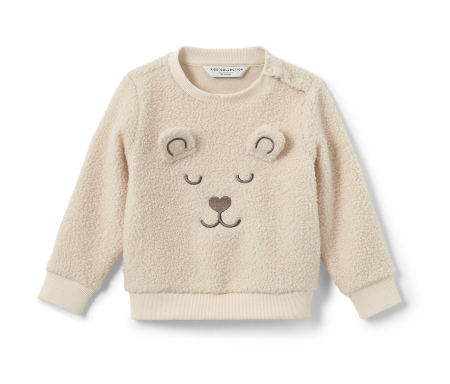 Ayı yüzü olan Çocuk Teddy Sweatshirt