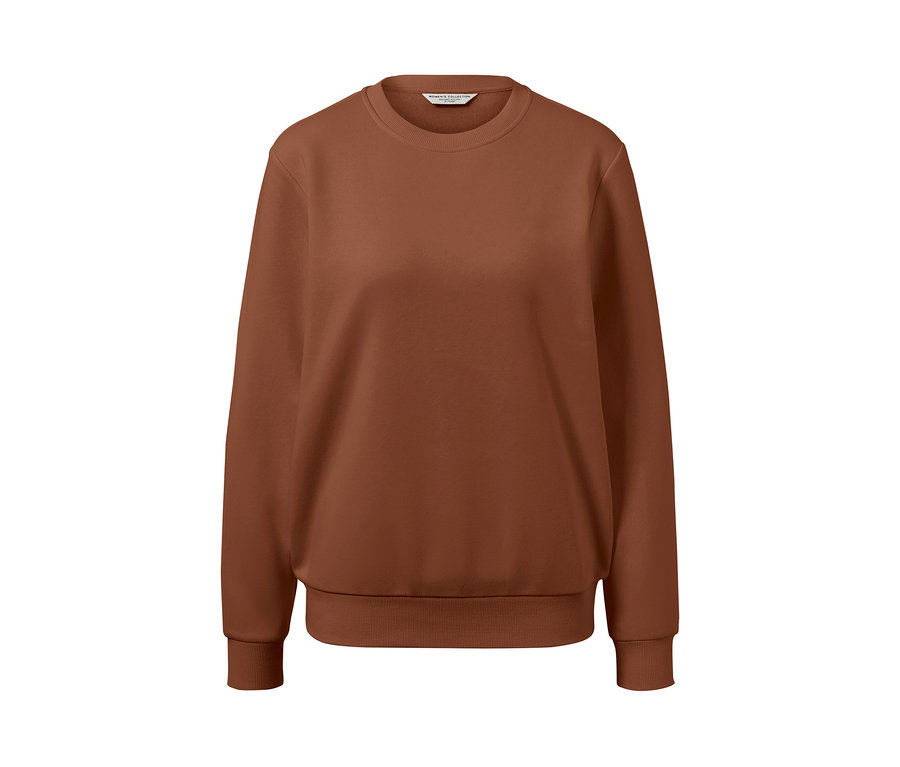 Kahverengi sweatshirt.