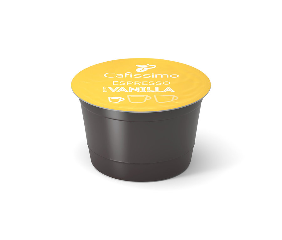 Tek bir Cafissimo Flavoured Espresso - Vanilya kapsülü.