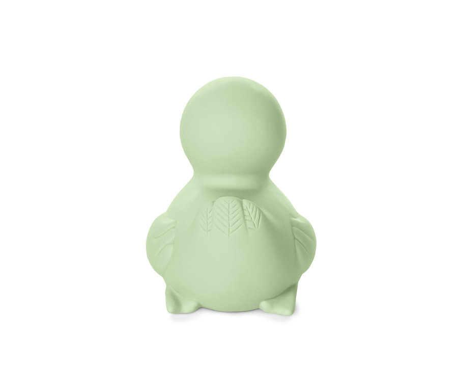 Yeşil küçük banyo ördeği.