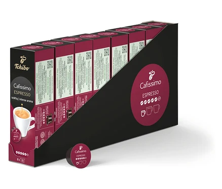 Bir paket Cafissimo Espresso Intense Aroma - 80 Kapsül.