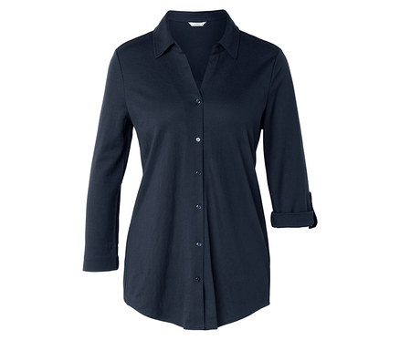 Pike Jersey Bluz, Lacivert