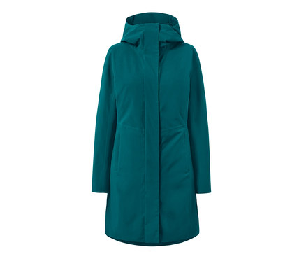 3'ü 1 Arada Yelekli Outdoor Palto, Petrol Rengi