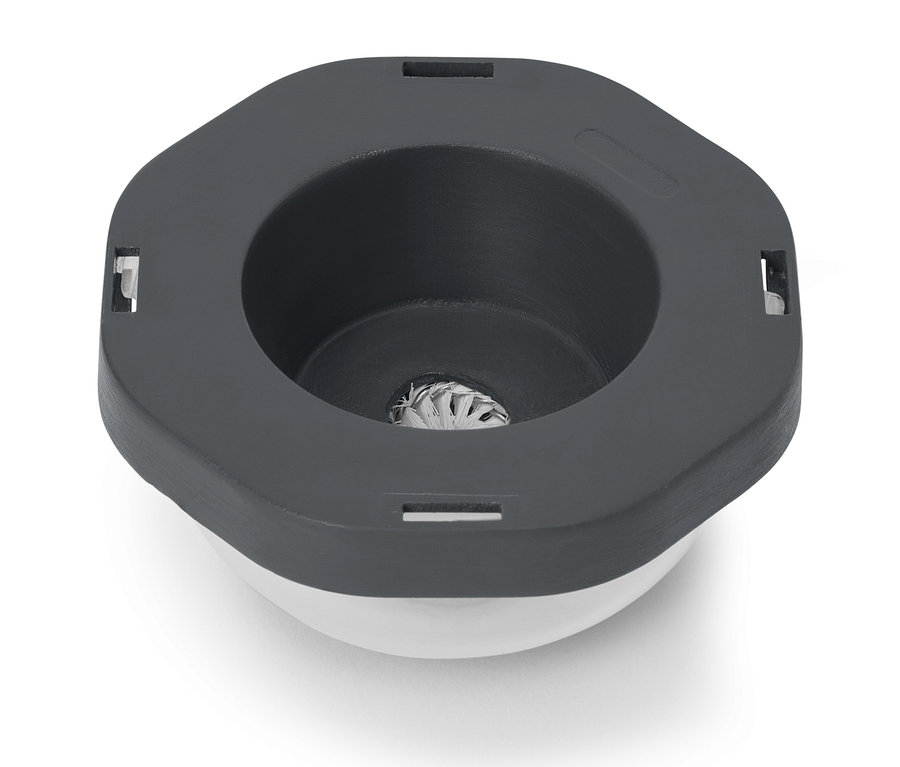 Bir Bohrstaubfänger toz tutucunun yakından görünümü.