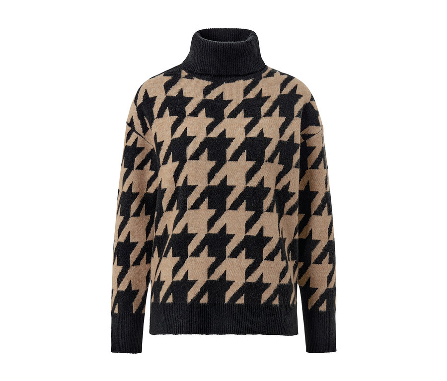 Kazayağı Jakarlı Örme Kazak