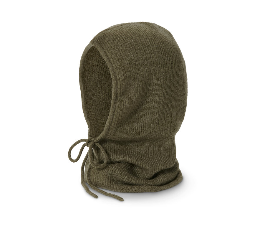 Yeşil renkli Boyunluklu Kapüşon.