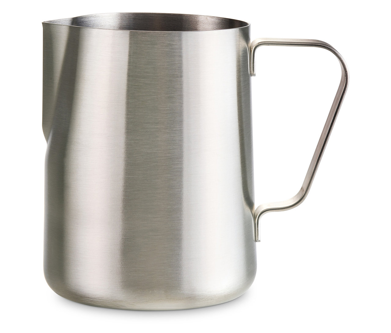 Paslanmaz çelik rengi sütlük.