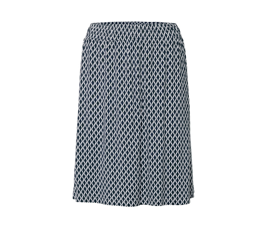 Baskılı jarse etek.