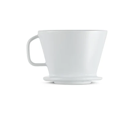Weißer Kaffee Handfilter Gr. 2, weiß