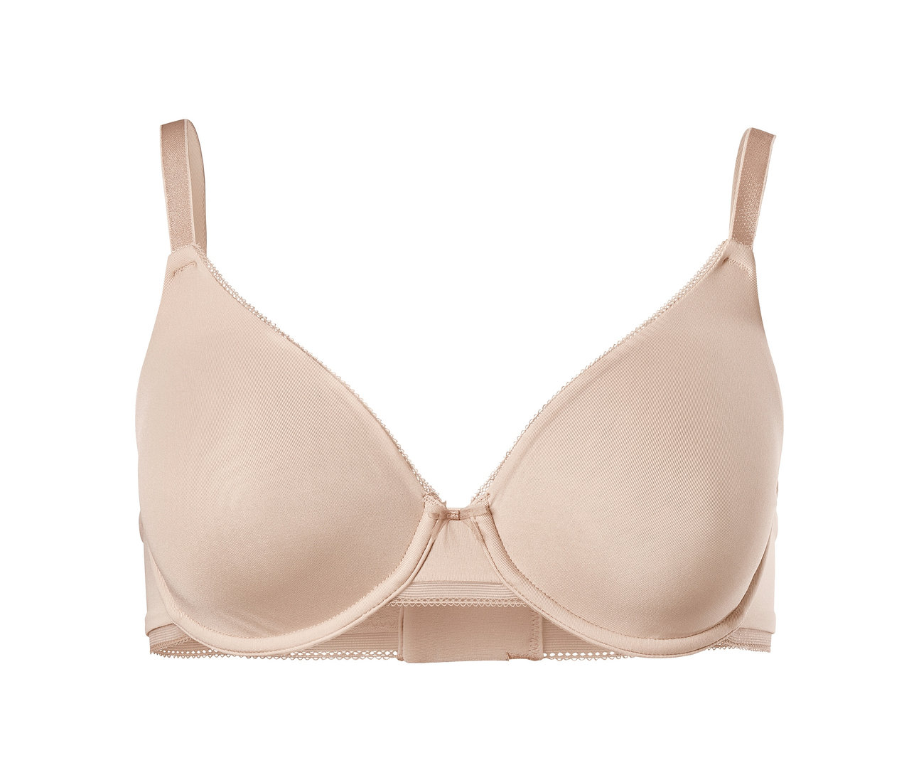 Beyaz bir arka plan üzerinde bej rengi balenli sütyen.