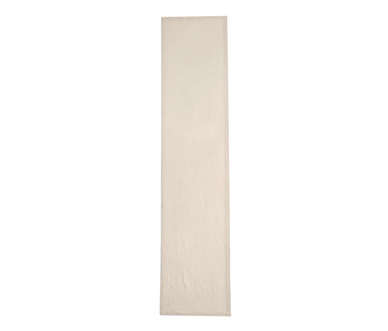 Bej rengi müslin şerit örtü.