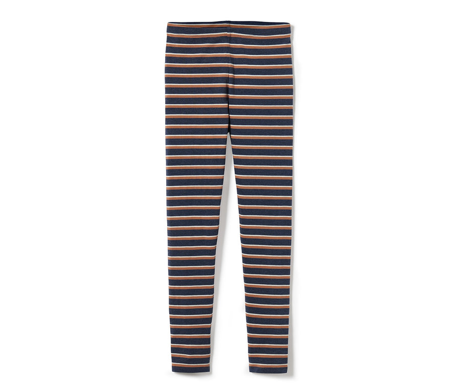 Çizgili pijama taytı.