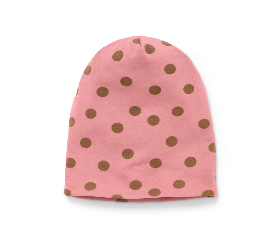 Pembe, kahverengi puantiyeli bere