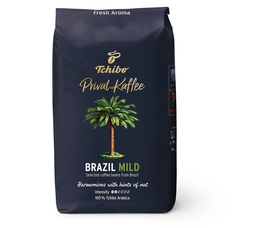 Privat Kaffee Brazil Mild - 500 g Çekirdek