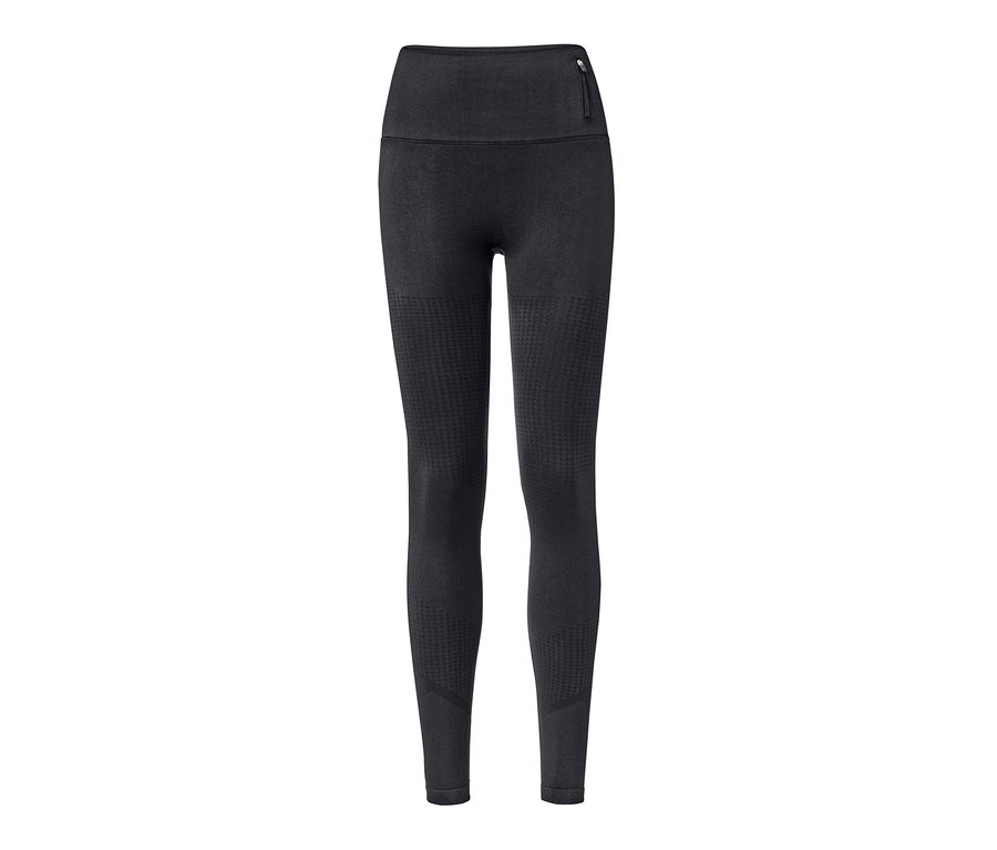 Siyah Seamless Spor Taytı