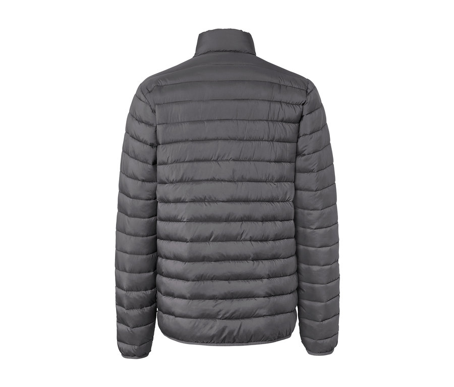 Katlanabilir kapitone montun arka detay görünümü. 