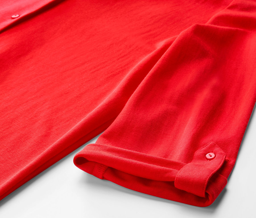 Kırmızı Pike Jarse Bluzun detayı