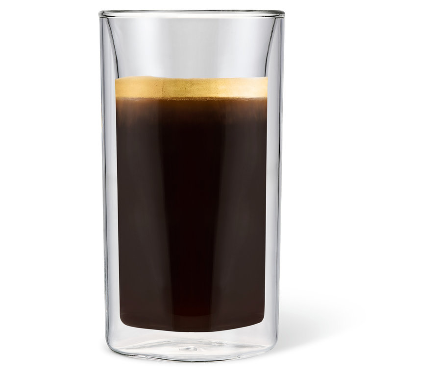 Latte Macchiato bardağında kahve.