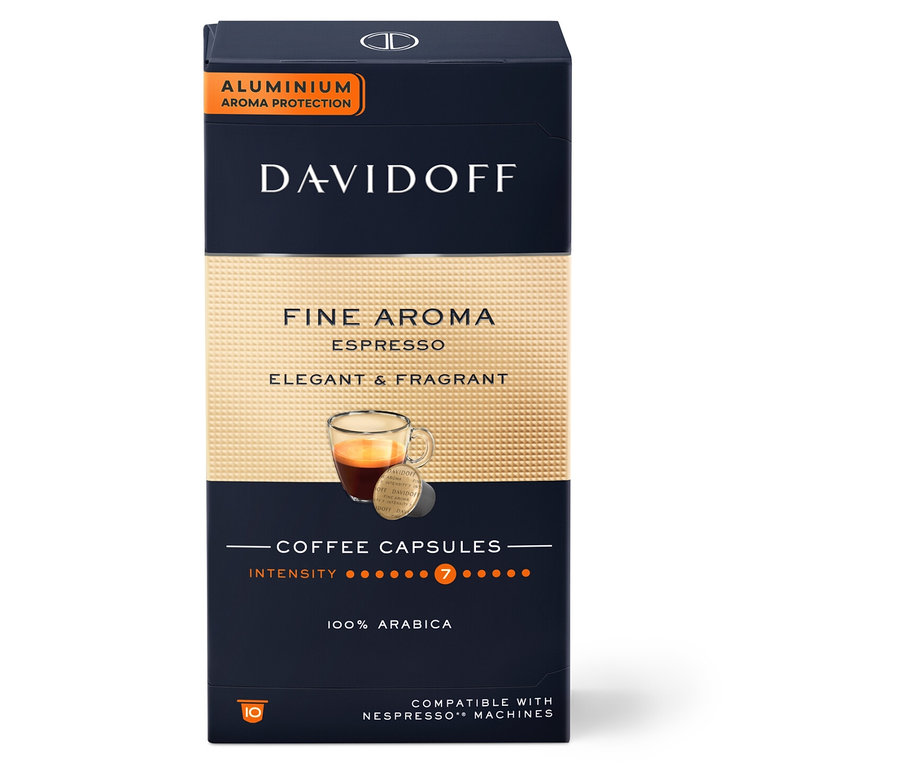 DAVIDOFF CAFÉ Fine Aroma Espresso - 10 x 10 Kapsül