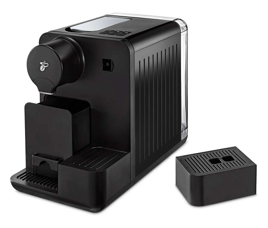 Siyah Cafissimo milk kahve makinesi.